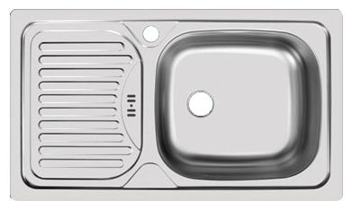 Кухонная мойка Ukinox CLL 760.435 -GW6K 1R