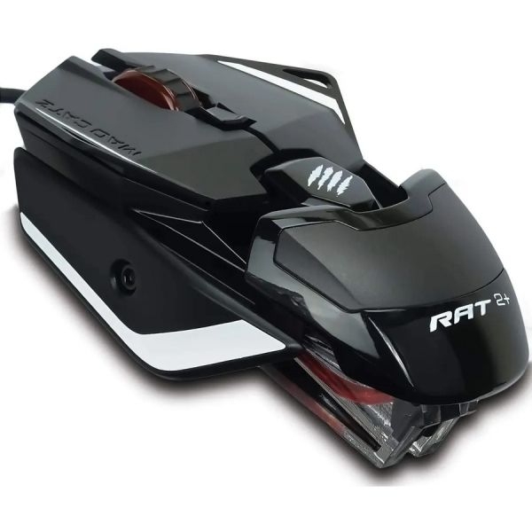 Мышь Mad CATZ R.A.T.2+ оптическая, проводная, USB, черный [mr02mcinbl000-0]